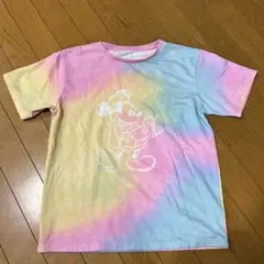ミッキー　レインボーカラー　レディース　Mサイズ Tシャツ