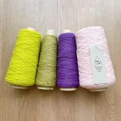 されど RECYCLED COTTON きんしょう 糸　4点セット