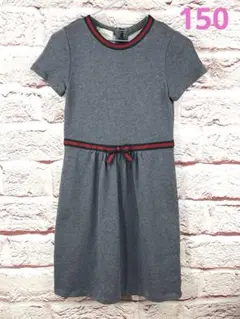 【極美品】GUCCI　グッチ　ワンピース　キッズ　グレー　12 150