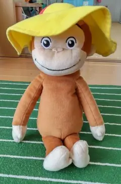 おさるのジョージ　ぬいぐるみ　猿　おおきなぼうし