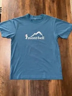 mont-bell 青 Tシャツ Mサイズ