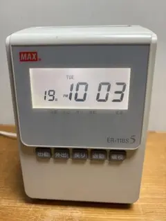 MAXタイムレコーダーER-110S 5