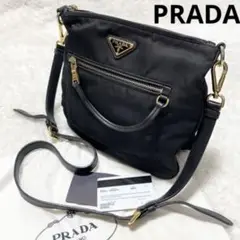 PRADA プラダ ナイロン×レザー ショルダーバッグ