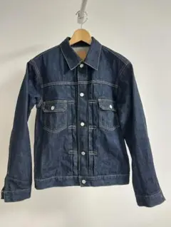美品　HATSKI ハツキ　定価2.6万　デニム　ジャケット　2ポケット　日本製 美品 HATSKI ハツキ 定価2.6万 デニム ジャケット 2ポケット 日本製