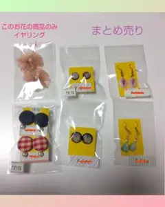 ピアス&イヤリングセット 樹脂タイプピアスも♪