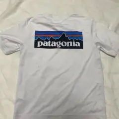 patagonia ホワイト Tシャツ 半袖　100センチ前後