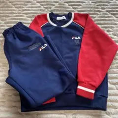 FILA 体操服 上下セット ネイビー・レッド　120cm