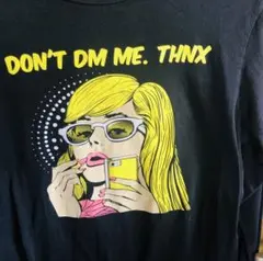 アメリカ米軍放出品ロングスリーブTシャツ「DON’T DM ME. THNX」