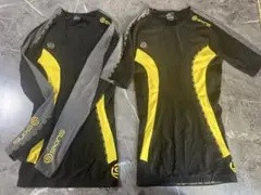 skins シャツ ２枚セット 長袖 半袖