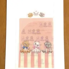 ディズニーストア ポケット付き下敷き　 マリー