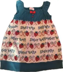 SHIRLEY TEMPLE シャーリーテンプルいちご柄ノースリーブワンピース