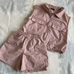 MY LITTLE WONDER ベスト、ショートパンツセット 110