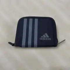 adidas ブラック 二つ折り財布