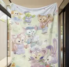 新品未使用 ディズニー ダッフィー ファミリー ブランケット