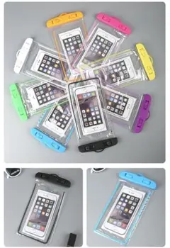 新品 スマホ防水ケース 防水カバー 完全防水　 IPX8等級 ホワイト　白