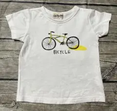 ナルミヤ Love&Peace&Money Tシャツ　自転車　動物