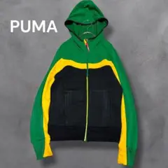 PUMA サイドライン トラックジャケット ジャージ ラスタ 緑黄　プーマ