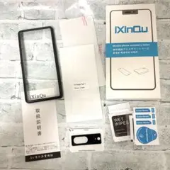 じ　Google Pixel 7 ガラスフィルム レンズフィルム　ガイド枠