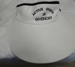 GIVENCHY ACTIVE SPORTS バイザー ホワイト