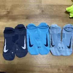 2025新品　3足セット　NIKEランニングソックス25-27cm