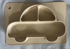 ベビー用 車型仕切りプレート　シリコンプレート　離乳食食器