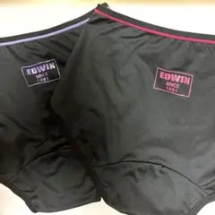 EDWIN ショーツ 2枚セット 黒160cm