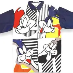 【美品】GREEN CLUBS グリーン　クラブ　シャツ　ボタン　半袖