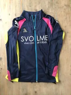 SVOLME フルジップジャケット ネイビー/イエロー/ピンク