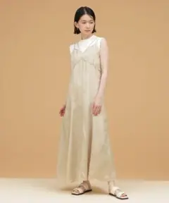 CASA FLINE／キャミソールワンピース（ベージュ）