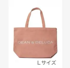 ☆DEAN&DELUCA☆　チャリティートートバッグ　Lサイズ　コーラルピンク