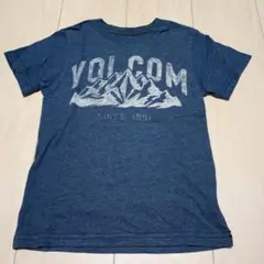 VOLCOM ダークブルー Tシャツ 　Size120