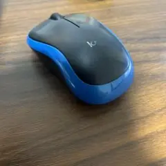 ワイヤレスマウス 青 コンパクト