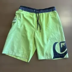 QUIKSILVER 蛍光イエロー サーフパンツ