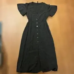 ZARA ブラック シャツワンピース 半袖