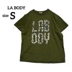 LABODY ロゴ　Tシャツ 半袖　レオパード　プリント　コットン　S