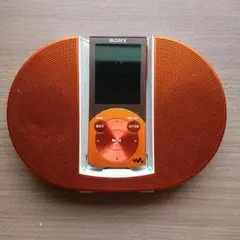 美品 NW-S644K Sony Walkman NW-S644 Orange with Stereo Speaker from Japan