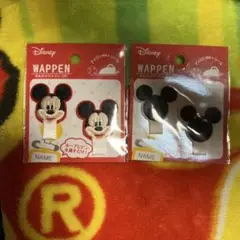 ミッキー名札ワッペンセット