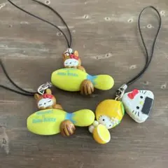ハローキティ ストラップ 3個セット