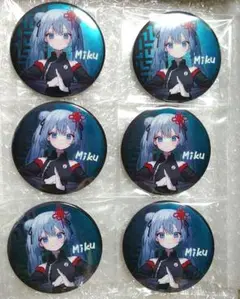 初音ミク チャイナ　39culture 2023 　メタリック缶バッジ
