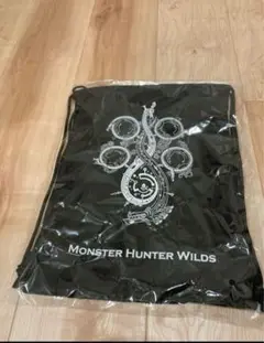 新品　カプコン モンスターハンターワイルズ ナップザック タイトルロゴシンボル