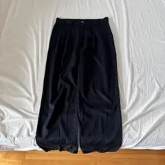 90s matinique EURO 2tuck black slacks