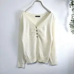 C.D.S basic トップス　セール　薄手長袖　ホワイト　日本製　【J30】