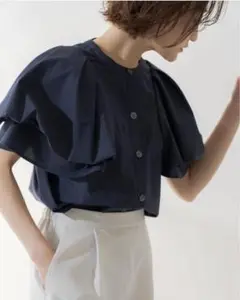regleam リグリーム タックスリーブバルーンブラウス