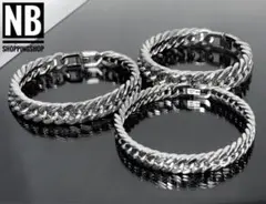 ✨新品✨ シルバー シンプル バングル ブレスレット 長さ180mm／幅12mm