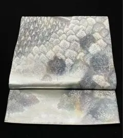 和服帯 西陣 正絹 風景画模様 袋帯 六通 早い者勝ち