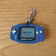 Nintendo　ゲームボーイアドバンス キーホルダー 青