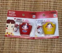 ペコちゃん パフケース 小物入れ ケース 衛生的 吸盤タイプ
