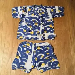 sousou　甚平　青海波　Mサイズ　100〜110㎝　こどもしんべい