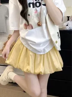ミニ丈シンプルバルーンパンツ✨お出かけコーデに必須
