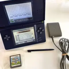 Nintendo DS lite ネイビー 充電器 ソフトセット